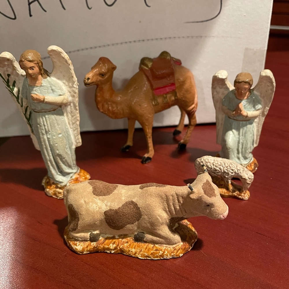Antique Nativity Figures from France